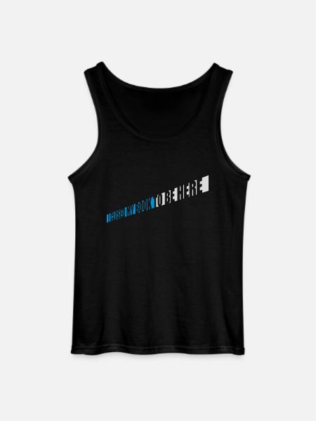 I closed my book - Gildan Männer Tank Top - Schwarz