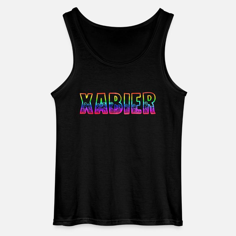 Xabier RS Rainbow - Gildan Men’s Tank Top - black