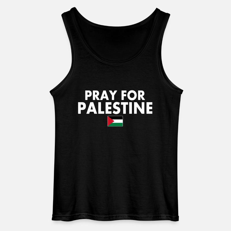 Pray for palestine - Gildan Männer Tank Top - Schwarz