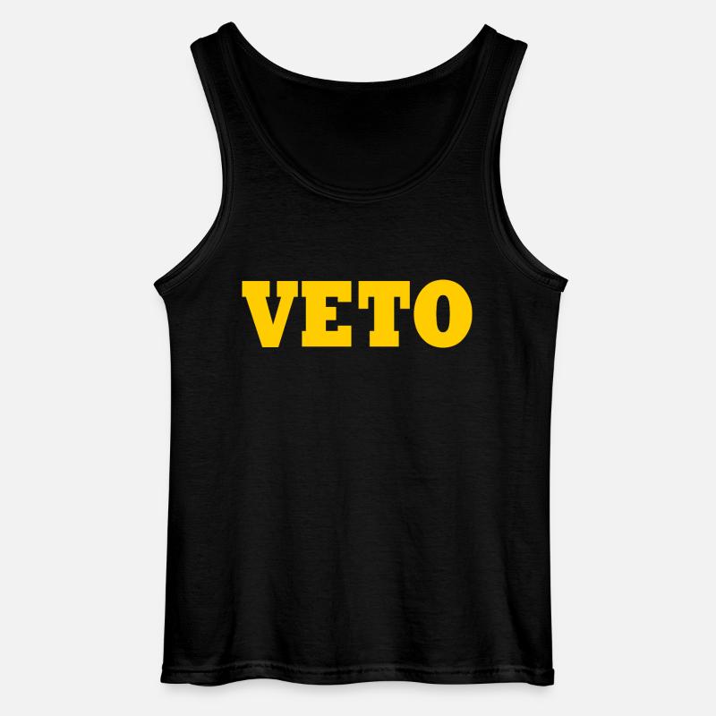 Veto - Gildan Männer Tank Top - Schwarz