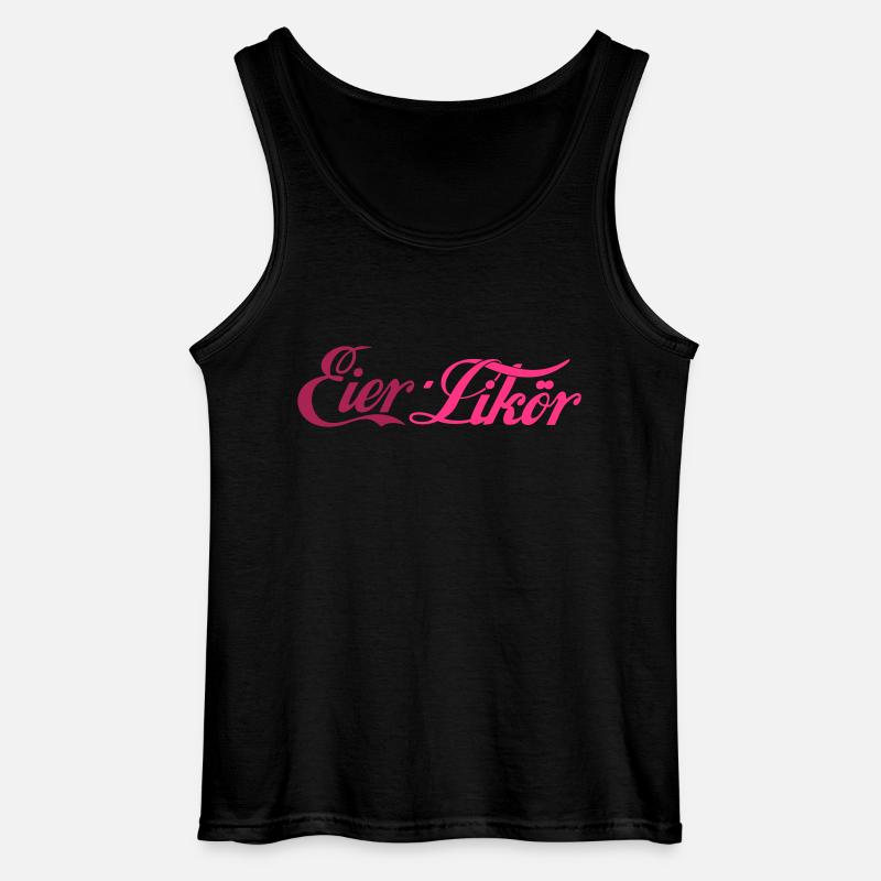 Eier-Likör Eierlikör - Gildan Männer Tank Top - Schwarz