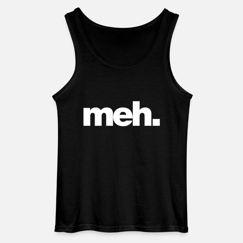 meh - Gildan Männer Tank Top - Schwarz