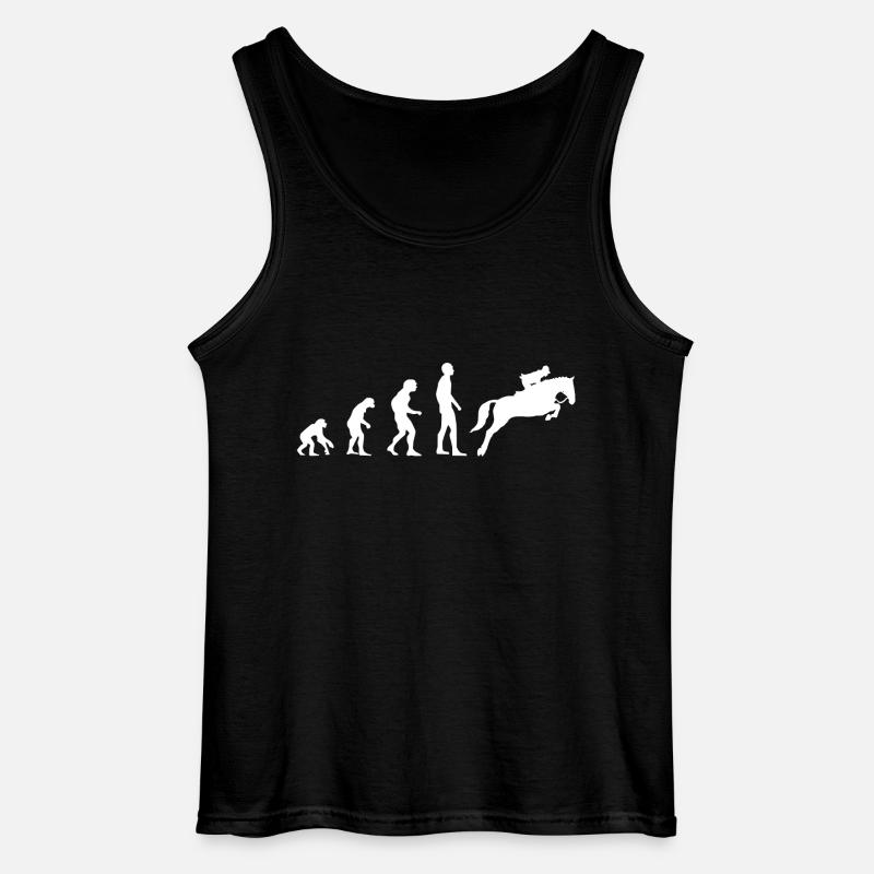 Evolution Saut d'obstacles - Débardeur Gildan Homme - noir