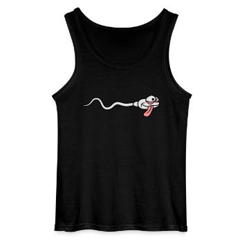 gesicht geil lebendig sperma spermium schwanger sa - Gildan Männer Tank Top - Schwarz - Vorne - AI Model Male 185 dark (185cm)