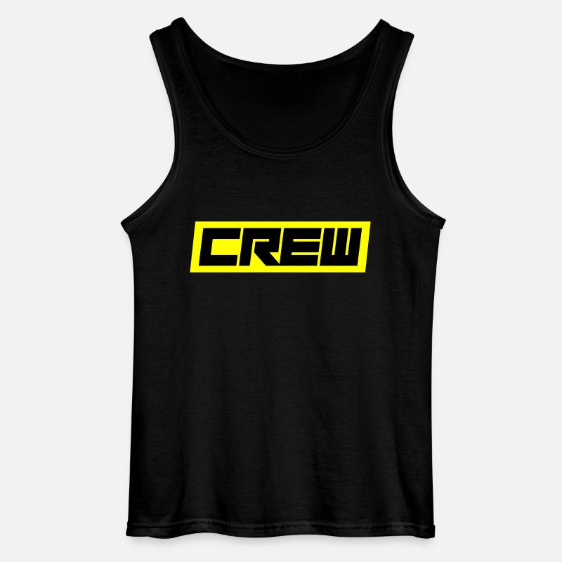 Crew - Gildan Männer Tank Top - Schwarz