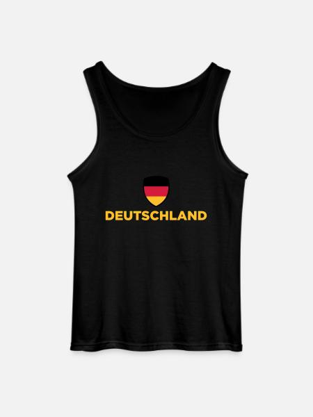 National Flag Of Germany - Gildan Men’s Tank Top - black