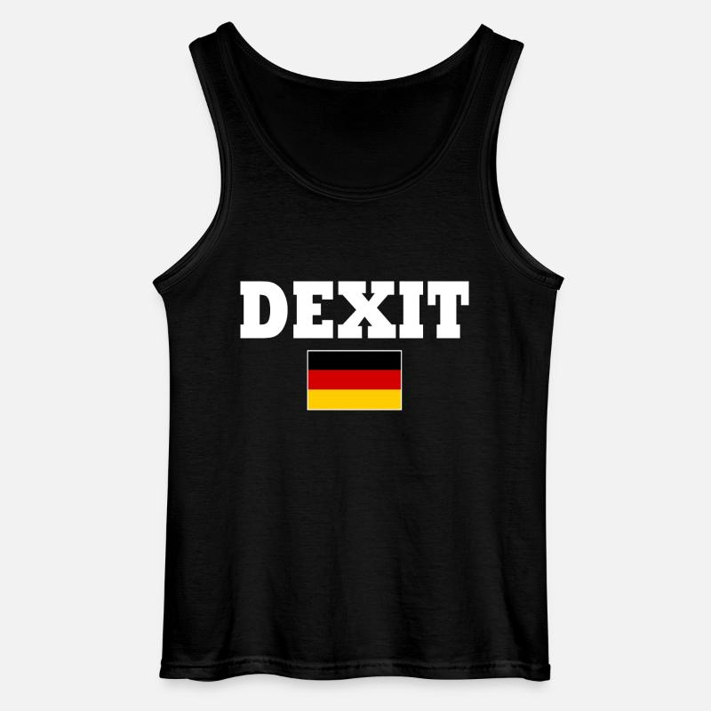 Dexit - Gildan Männer Tank Top - Schwarz