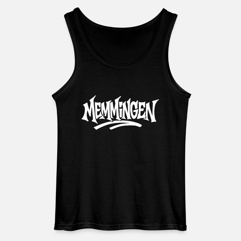Memmingen Graffiti - Gildan Männer Tank Top - Schwarz