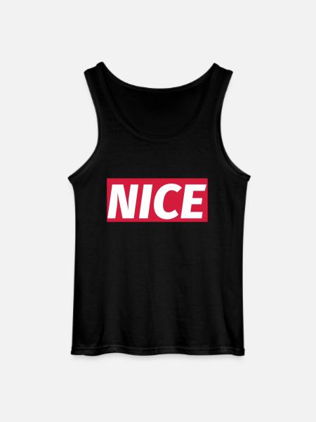 NICE - Gildan Men’s Tank Top - black