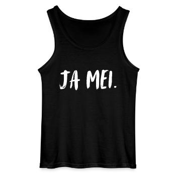 ja mei. Das macht doch nichts, Ist mir egal. - Gildan Männer Tank Top - Schwarz - Vorne - AI Model Male 185 dark (185cm)