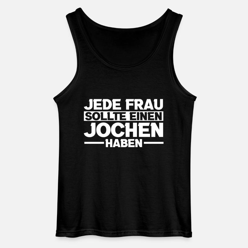 Jochen - Gildan Männer Tank Top - Schwarz