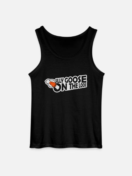 goose on the loose - Gildan Men’s Tank Top - black