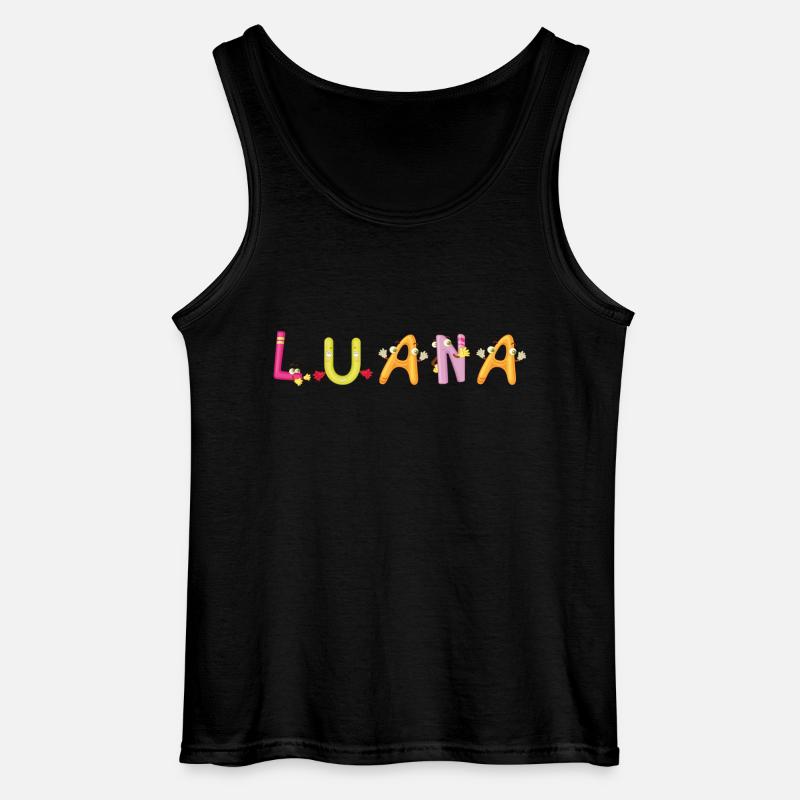Luana - Gildan Männer Tank Top - Schwarz