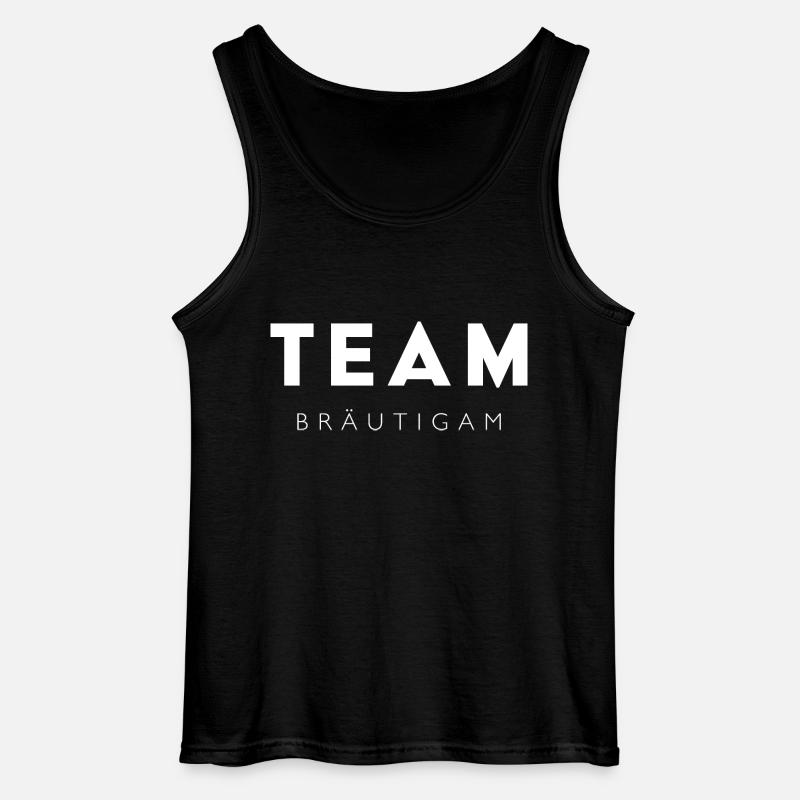 Team Bräutigam – Gemeinsam stark - Gildan Männer Tank Top - Schwarz