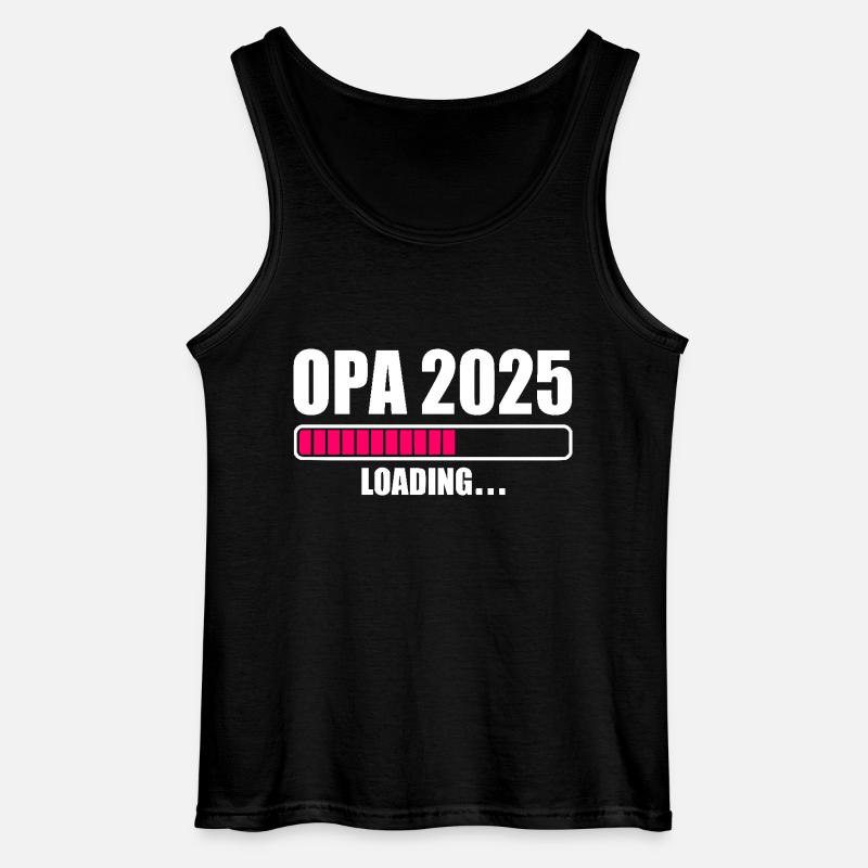 Opa 2025 - Gildan Männer Tank Top - Schwarz