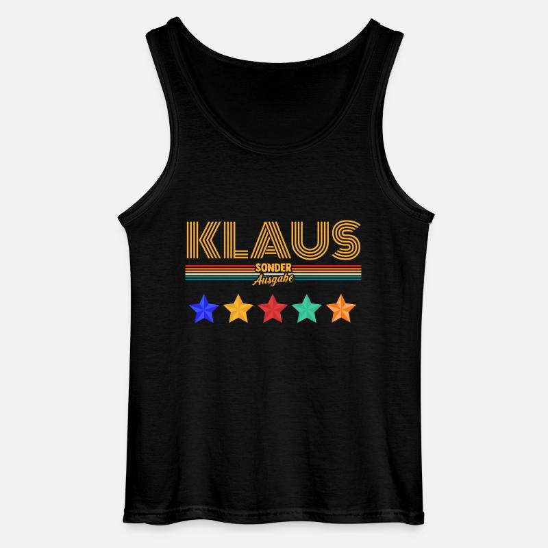 Klaus - Gildan Männer Tank Top - Schwarz