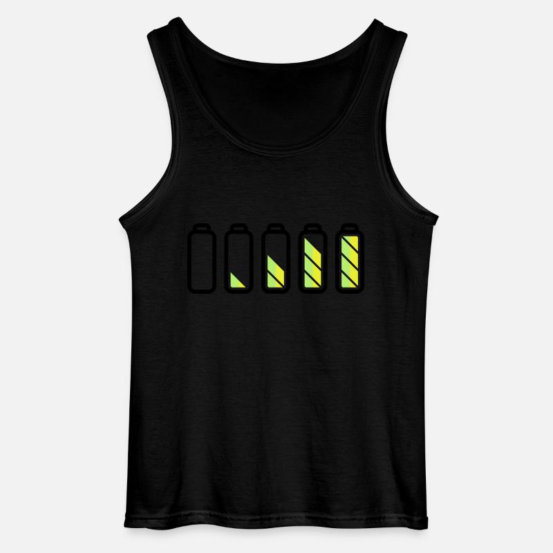 battery_loading - Gildan Men’s Tank Top - black