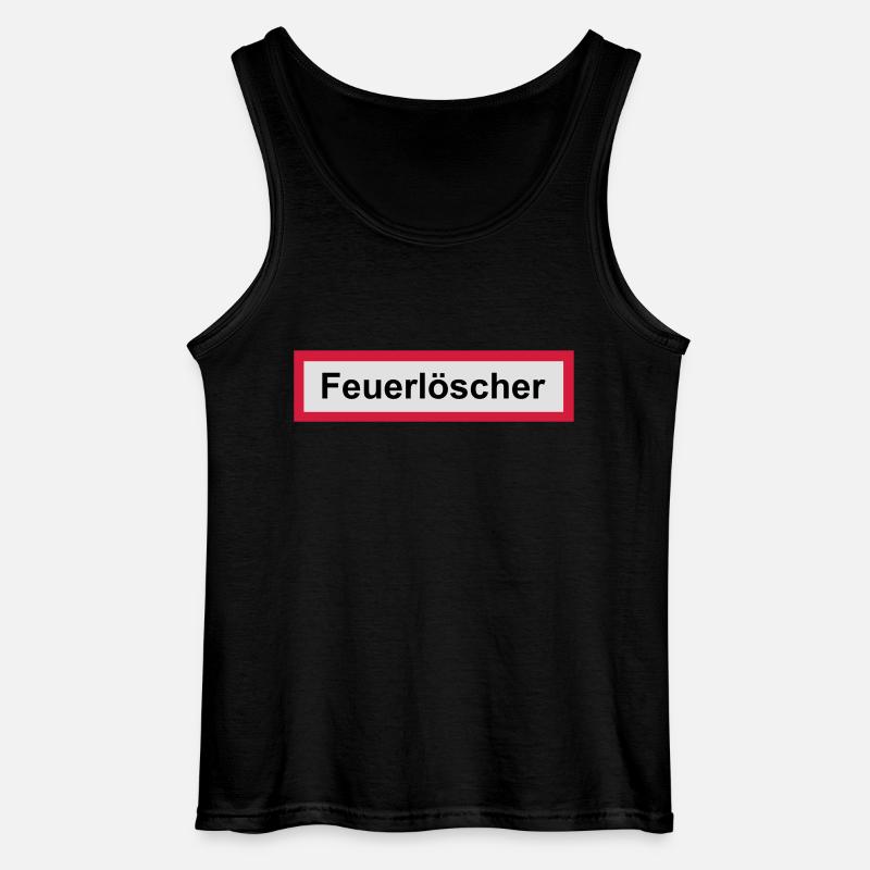 Feuerwehr - Gildan Männer Tank Top - Schwarz
