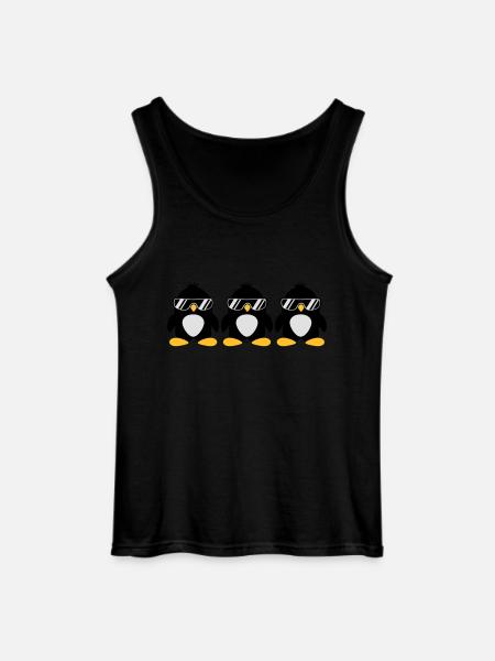 Penguin Team - Gildan Männer Tank Top - Schwarz