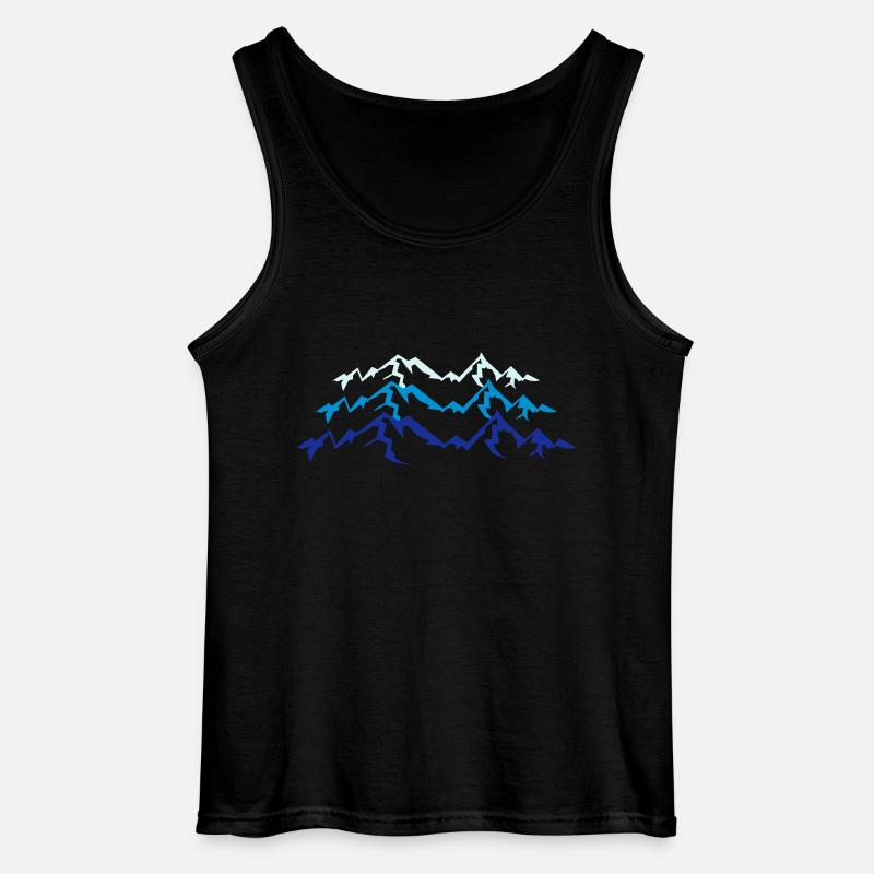 Hohe Schöne Berge - Gildan Männer Tank Top - Schwarz