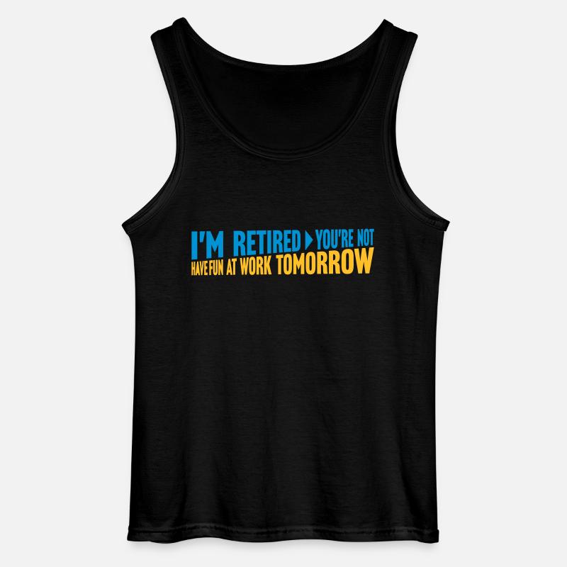 have fun at work - Gildan Männer Tank Top - Schwarz
