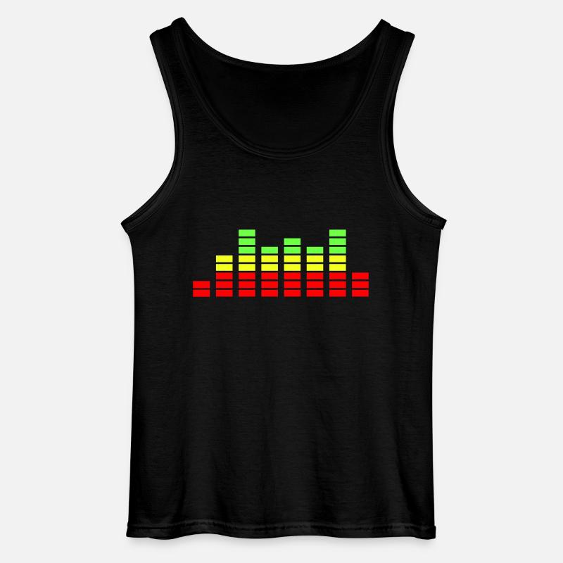 equalizer - Gildan Männer Tank Top - Schwarz