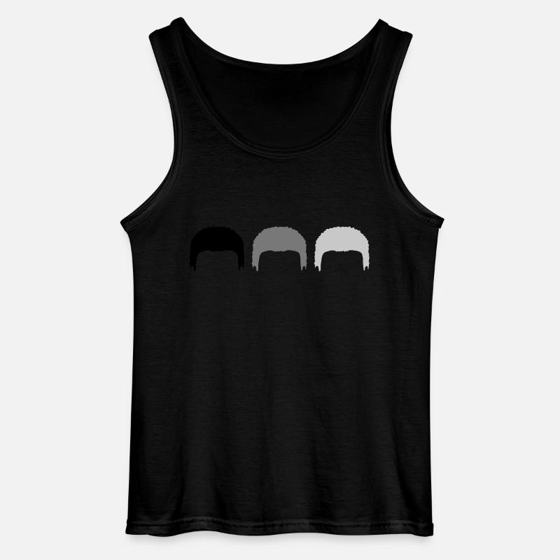 Evolution Team Opas Haare - Gildan Männer Tank Top - Schwarz