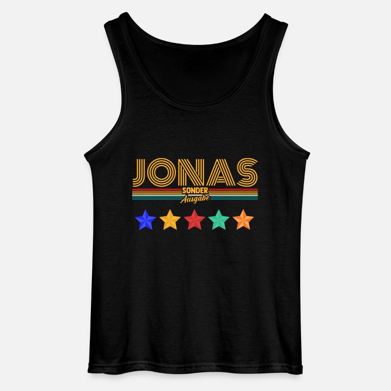 Jonas - Gildan Männer Tank Top - Schwarz