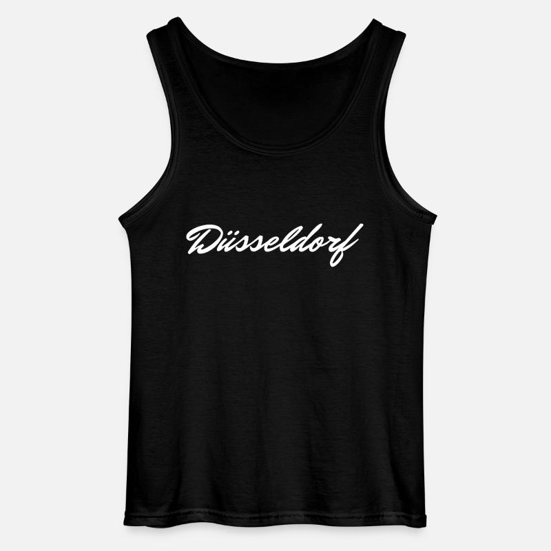 Düsseldorf - Gildan Männer Tank Top - Schwarz