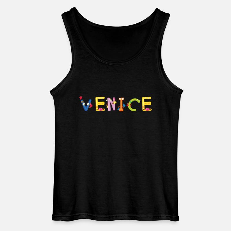 Venice - Gildan Männer Tank Top - Schwarz