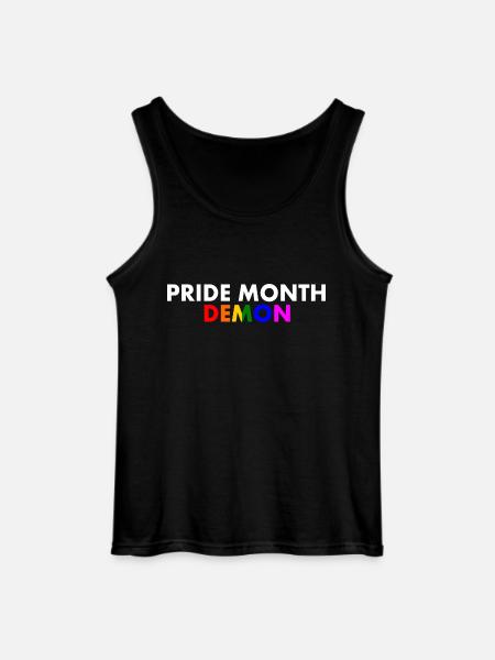 pride month demon - Débardeur Gildan Homme - noir