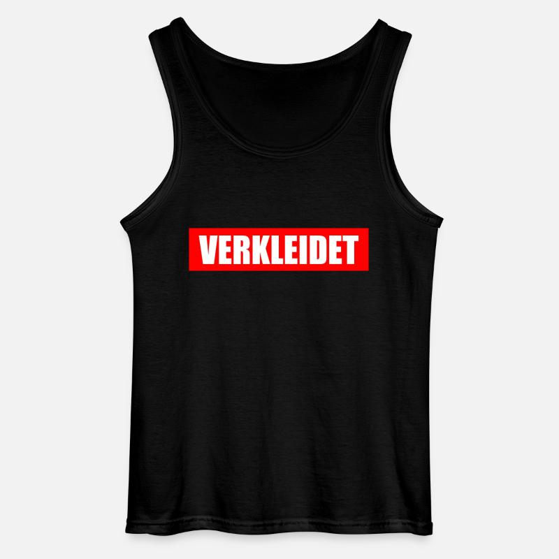 Verkleidet - Gildan Männer Tank Top - Schwarz