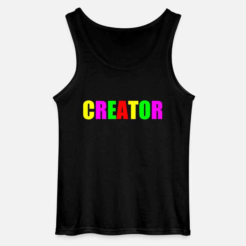Creator - Gildan Männer Tank Top - Schwarz