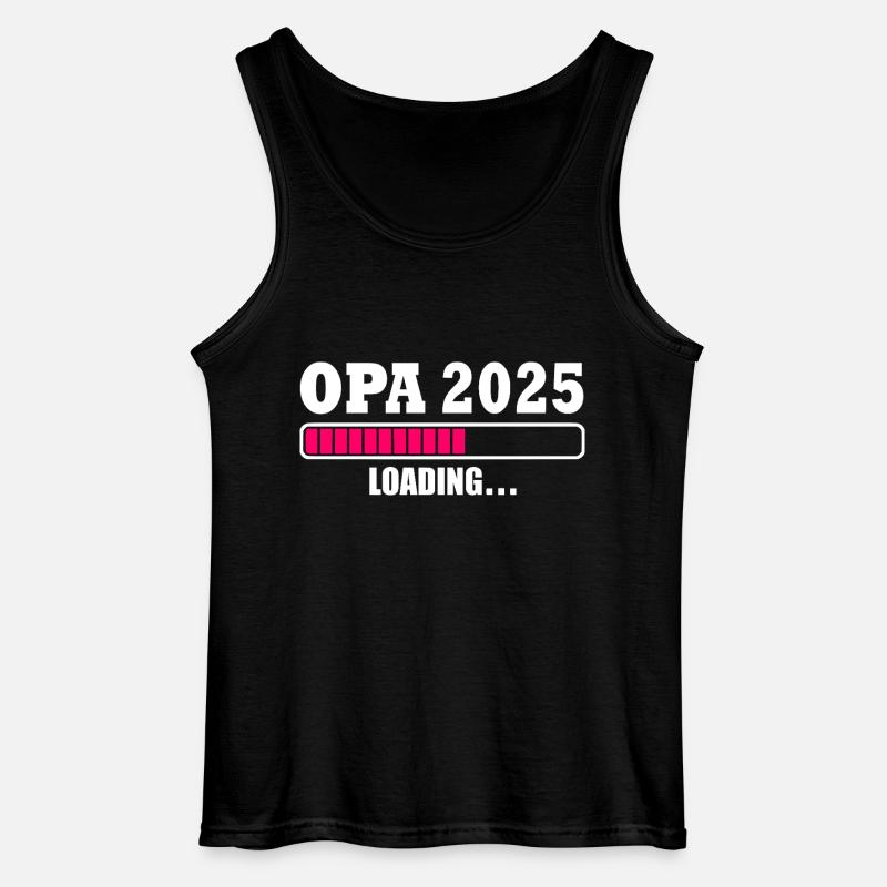 Opa 2025 - Gildan Männer Tank Top - Schwarz