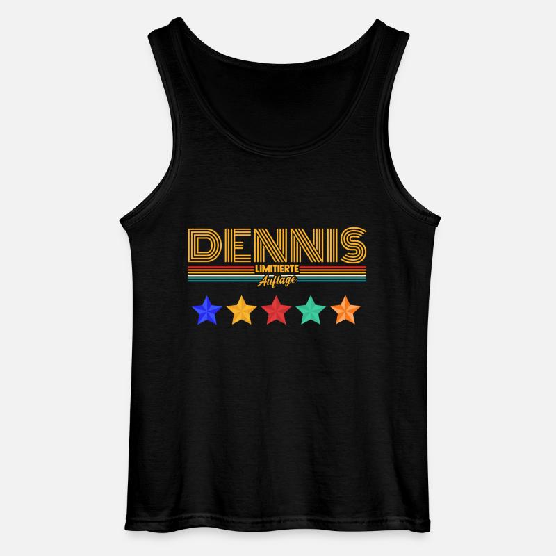 Dennis - Gildan Männer Tank Top - Schwarz