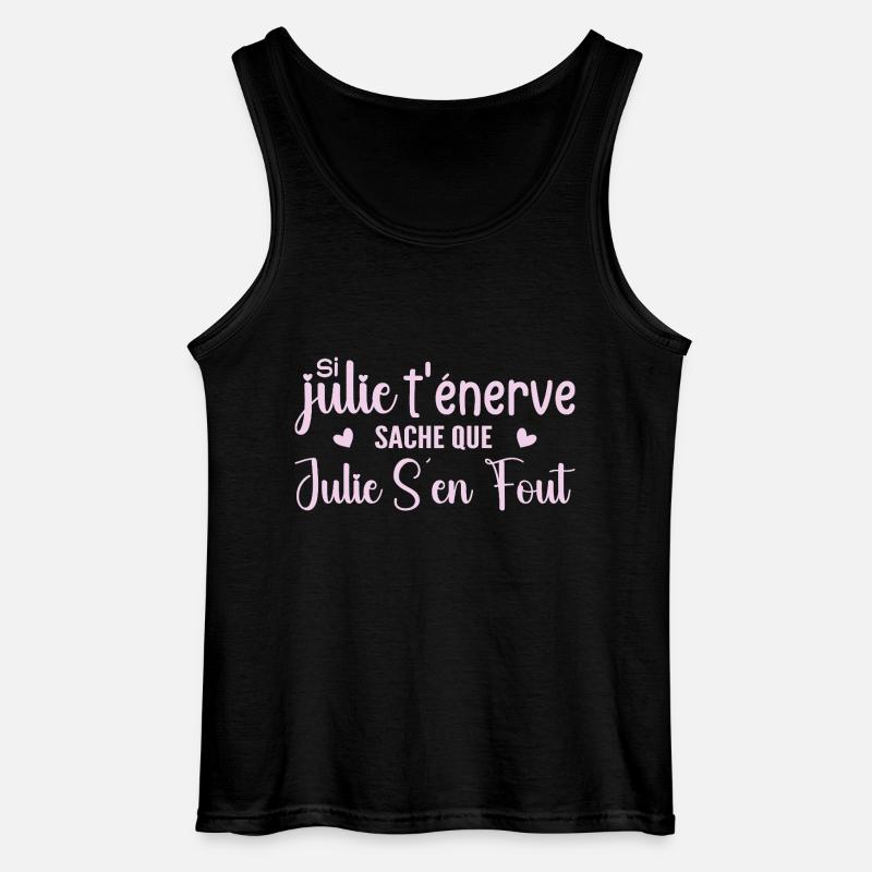 Julie - Gildan Männer Tank Top - Schwarz
