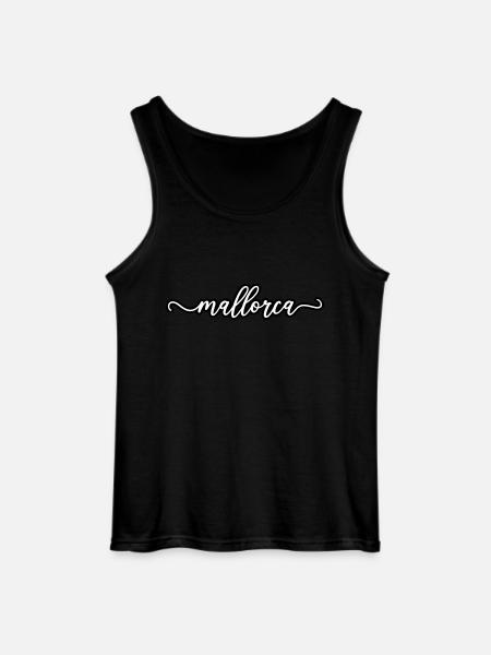 Mallorca lettering - Gildan Men’s Tank Top - black