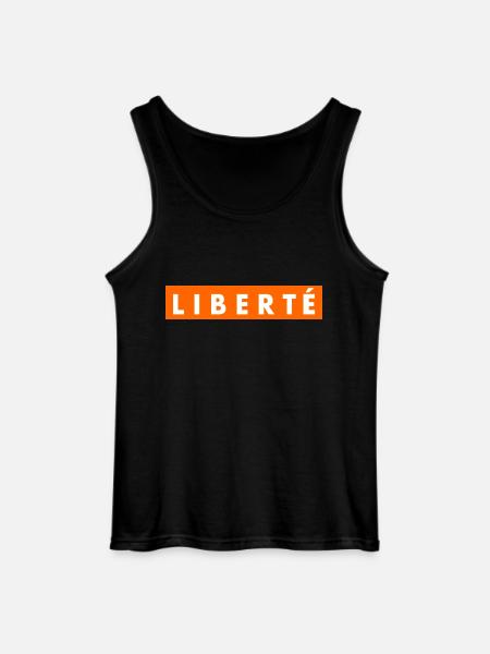 Liberté - Gildan Men’s Tank Top - black