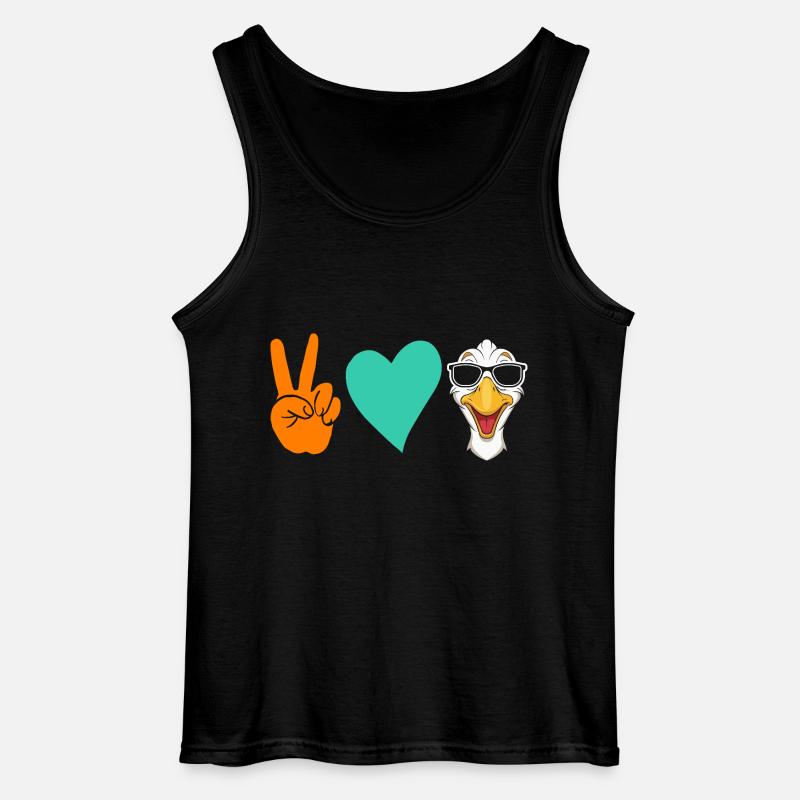 Gans - Gildan Männer Tank Top - Schwarz