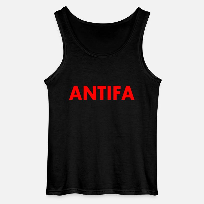 Antifa - Gildan Männer Tank Top - Schwarz
