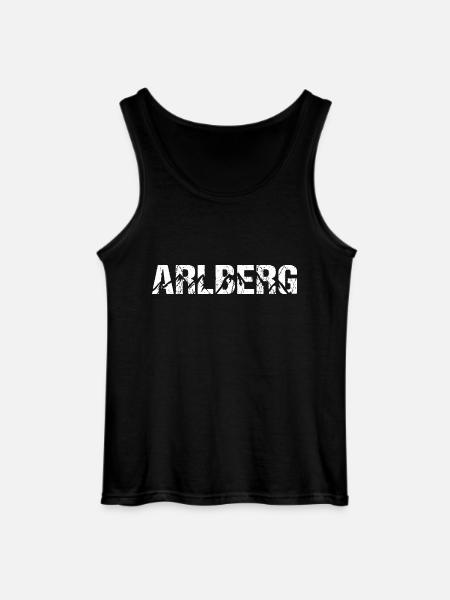 Arlberg Alps Austria Mountain - Gildan Men’s Tank Top - black