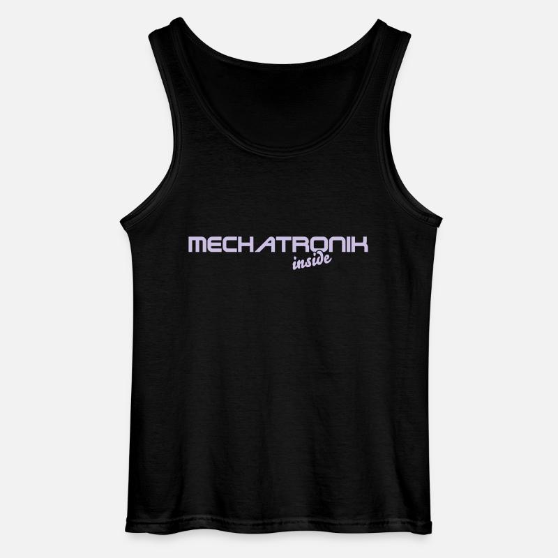 mechatronik inside 2 - Gildan Männer Tank Top - Schwarz