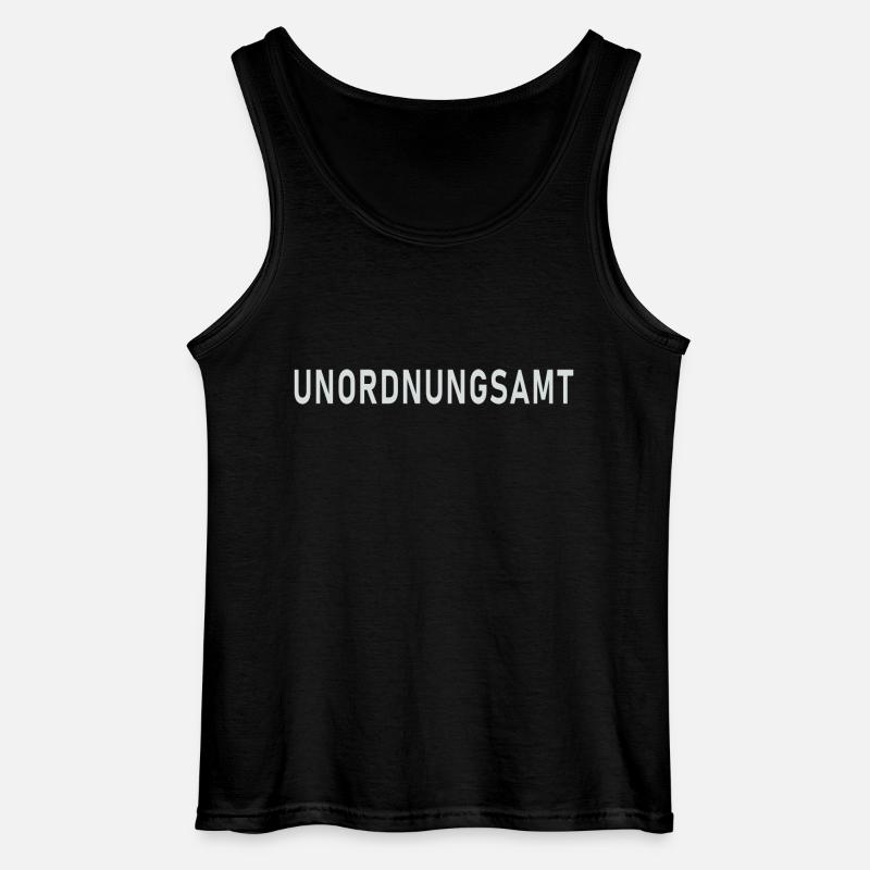 UNORDNUNGSAMT - Gildan Männer Tank Top - Schwarz