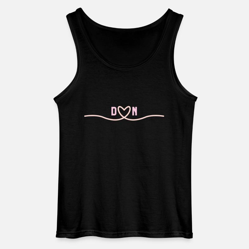 Liebe von D&N - Gildan Männer Tank Top - Schwarz