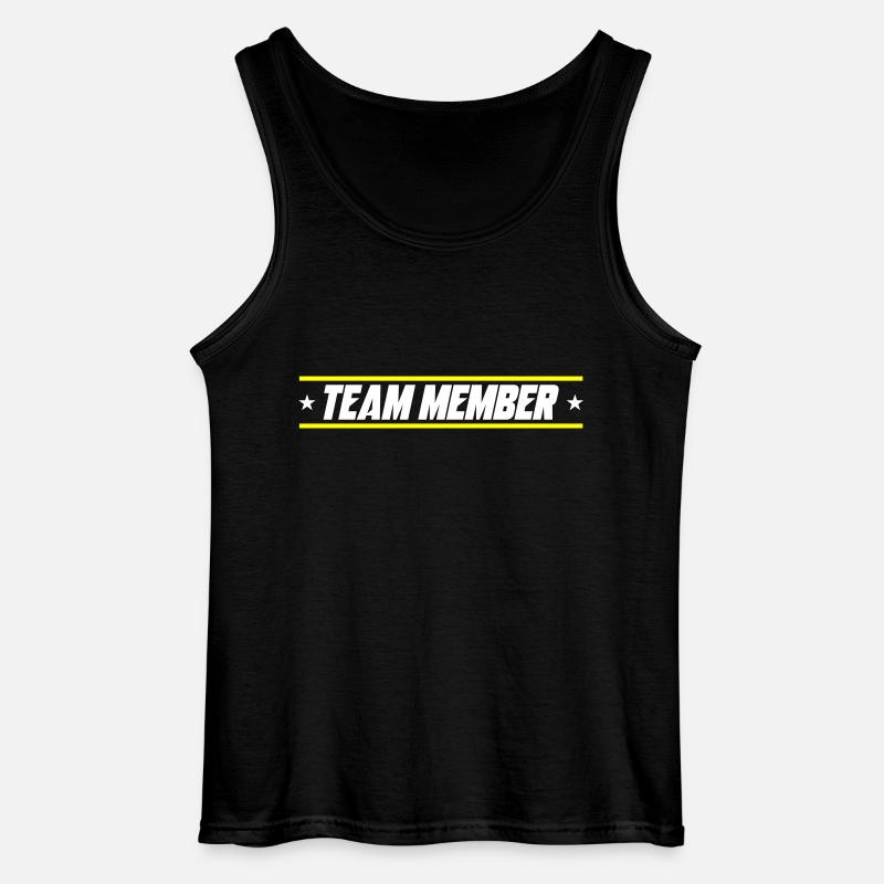 Team Mitglied - Gildan Männer Tank Top - Schwarz
