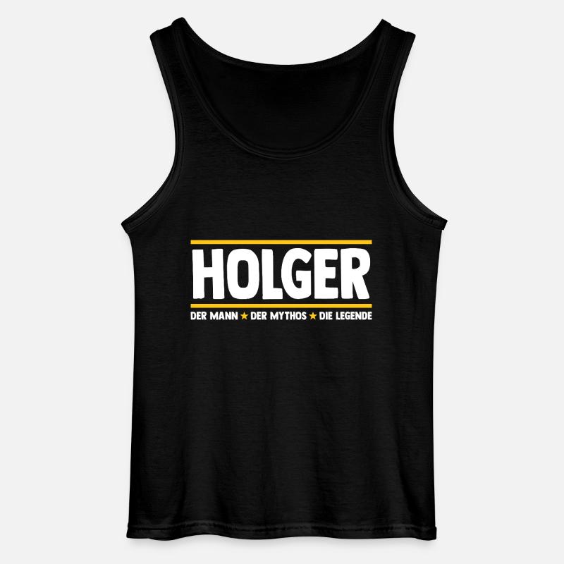 Holger - Gildan Men’s Tank Top - black