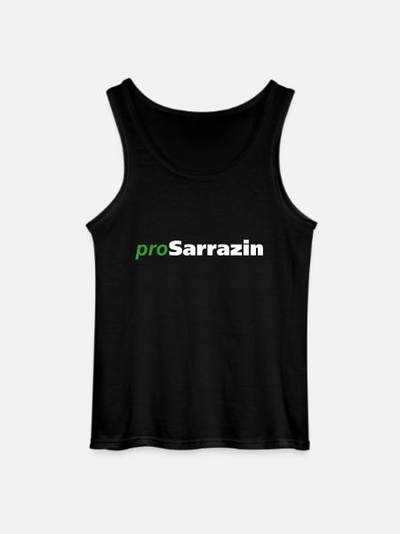 proSarrazin - Gildan Männer Tank Top - Schwarz
