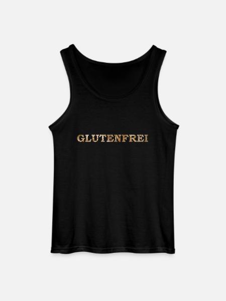 Glutenfrei Zöliakie - Gildan Männer Tank Top - Schwarz