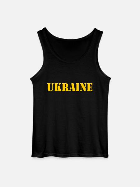 Ukraine - Gildan Men’s Tank Top - black