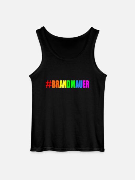 brandmauer - Gildan Männer Tank Top - Schwarz